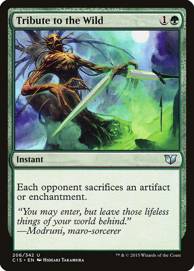 Tribute to the Wild [Commander 2015] MTG Single Magic: The Gathering | Red Claw Gaming