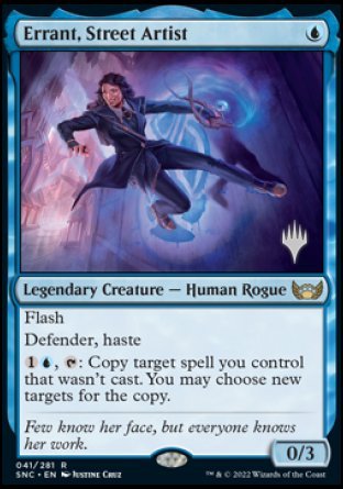 Errant, Street Artist (Promo Pack) [Streets of New Capenna Promos] MTG Single Magic: The Gathering | Red Claw Gaming