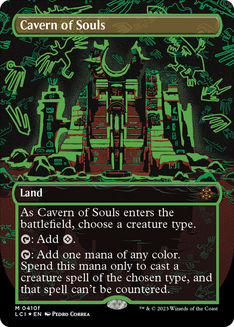 Cavern of Souls (0410f) (Borderless) [The Lost Caverns of Ixalan] MTG Single Magic: The Gathering    | Red Claw Gaming