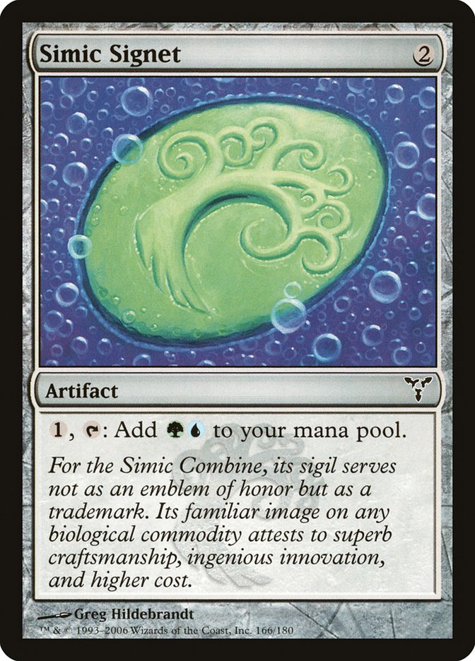Simic Signet [Dissension] MTG Single Magic: The Gathering | Red Claw Gaming