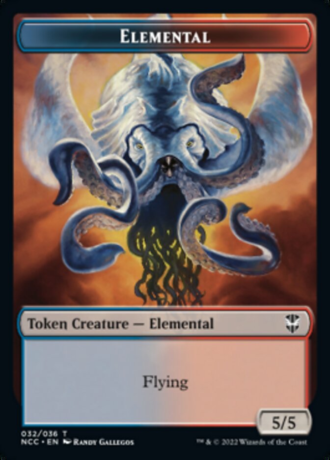 Elemental (032) // Rogue Double-Sided Token [Streets of New Capenna Commander Tokens] MTG Single Magic: The Gathering | Red Claw Gaming