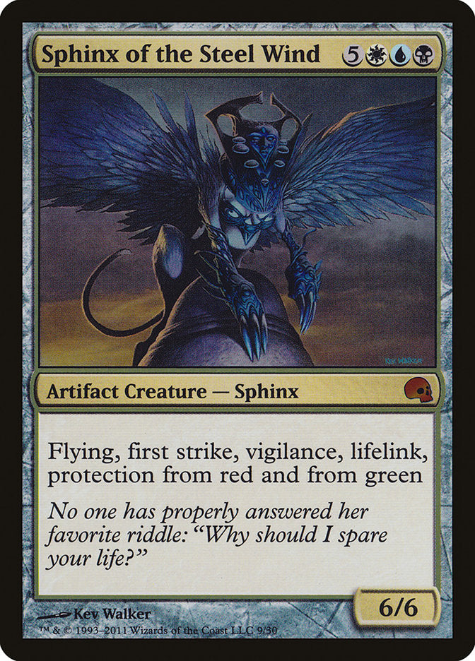 Sphinx of the Steel Wind [Premium Deck Series: Graveborn] MTG Single Magic: The Gathering | Red Claw Gaming