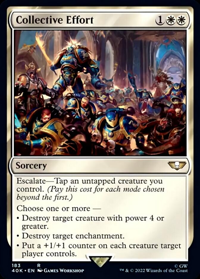 Collective Effort [Warhammer 40,000] MTG Single Magic: The Gathering | Red Claw Gaming