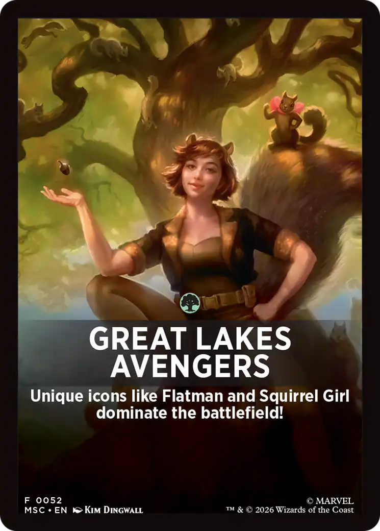Great Lakes Avengers Theme Card [Marvel Super Heroes Commander] | Red Claw Gaming