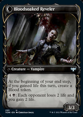 Restless Bloodseeker // Bloodsoaked Reveler (Showcase Fang Frame) [Innistrad: Crimson Vow] MTG Single Magic: The Gathering | Red Claw Gaming