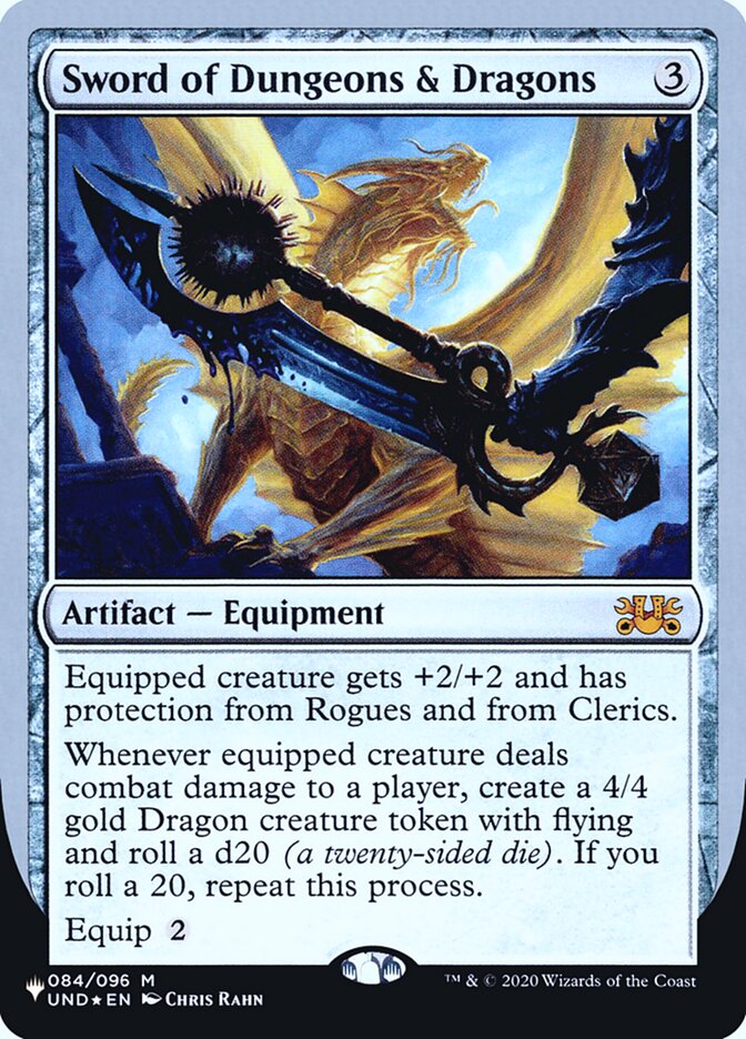 Sword of Dungeons & Dragons (Unfinity Foil Edition) [The List] MTG Single Magic: The Gathering | Red Claw Gaming
