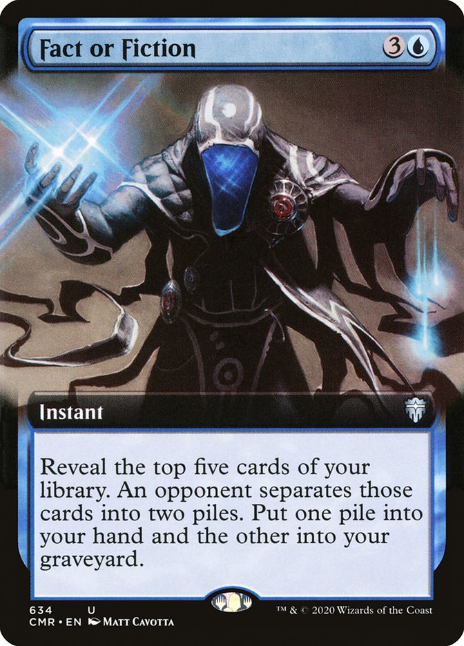 Fact or Fiction (Extended Art) [Commander Legends] MTG Single Magic: The Gathering | Red Claw Gaming