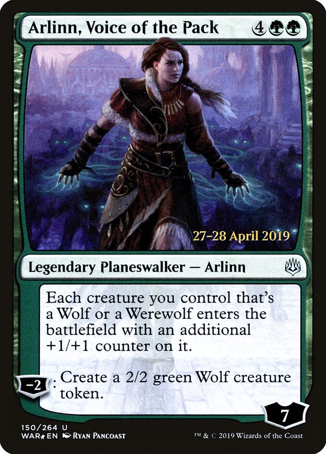 Arlinn, Voice of the Pack [War of the Spark Prerelease Promos] MTG Single Magic: The Gathering | Red Claw Gaming