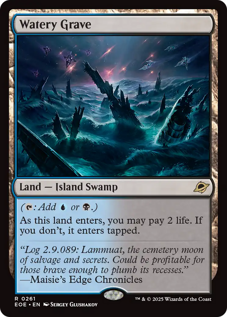 Watery Grave [Edge of Eternities] MTG Single Magic: The Gathering | Red Claw Gaming