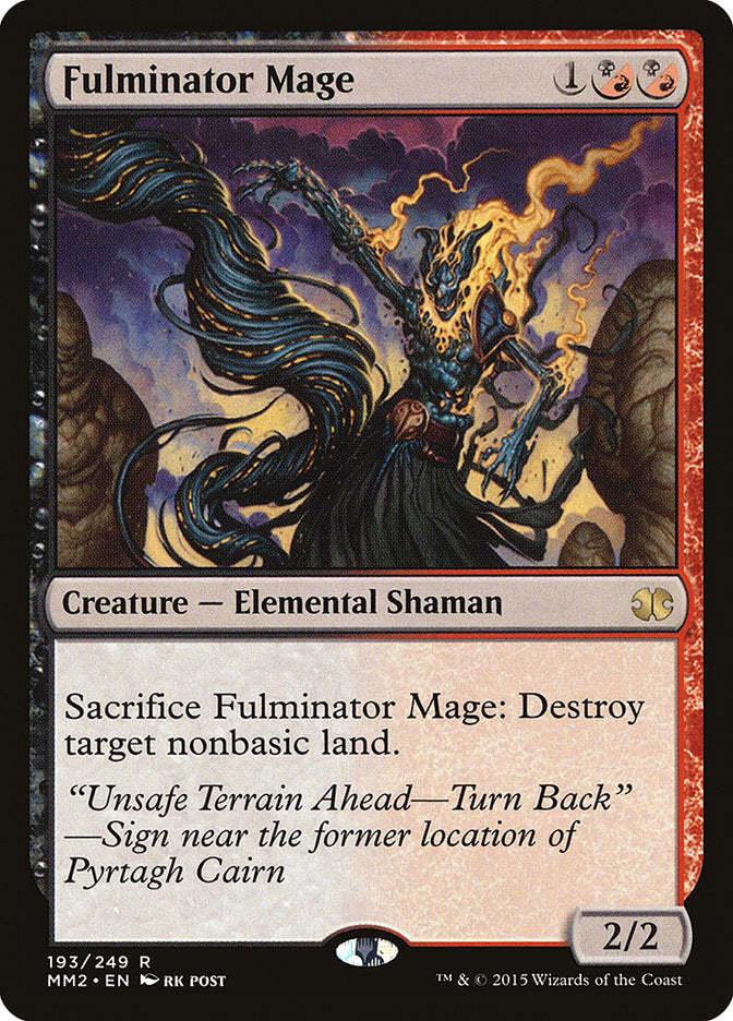 Fulminator Mage [Modern Masters 2015] MTG Single Magic: The Gathering | Red Claw Gaming