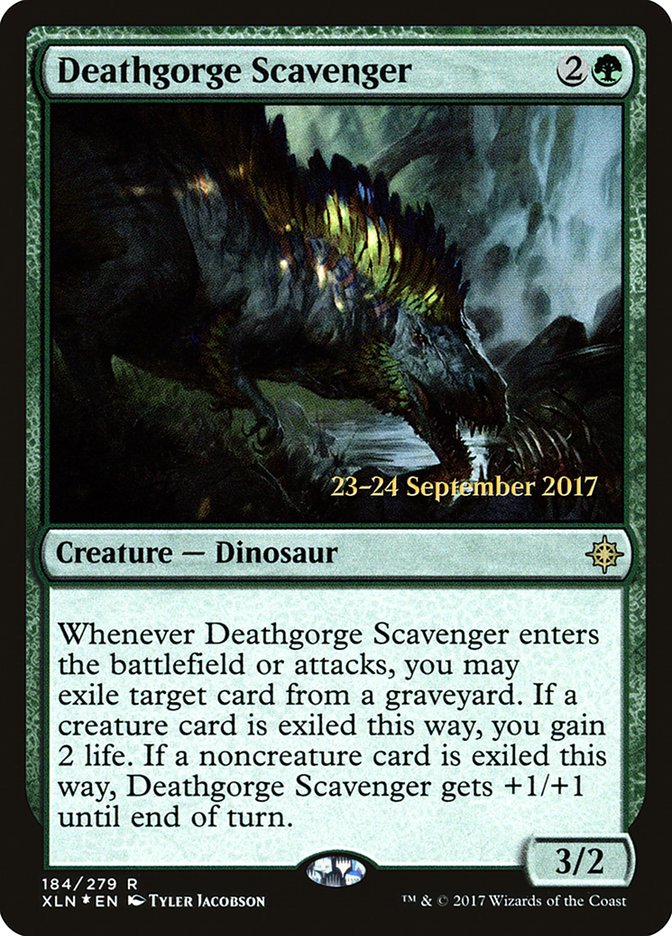 Deathgorge Scavenger [Ixalan Prerelease Promos] MTG Single Magic: The Gathering | Red Claw Gaming