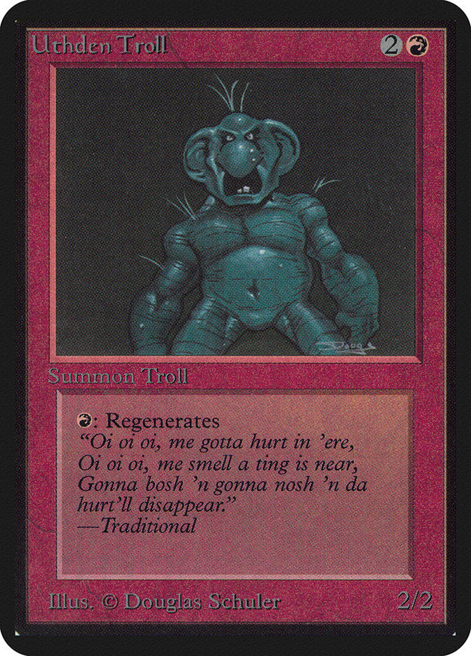Uthden Troll [Alpha Edition] MTG Single Magic: The Gathering | Red Claw Gaming