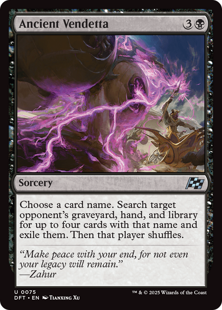 Ancient Vendetta [Aetherdrift] MTG Single Magic: The Gathering | Red Claw Gaming