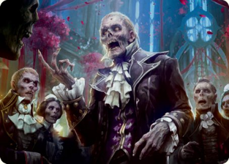 Undead Butler Art Card [Innistrad: Crimson Vow Art Series] MTG Single Magic: The Gathering | Red Claw Gaming