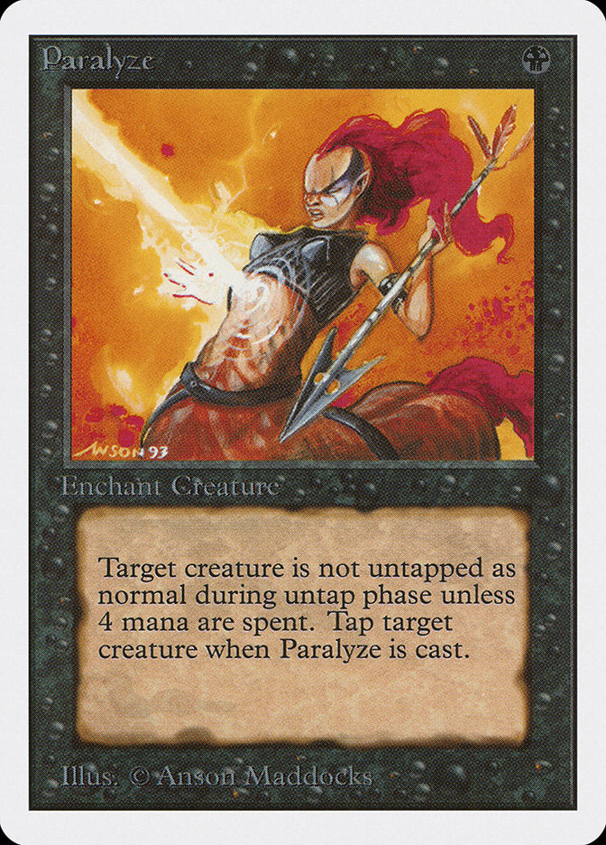 Paralyze [Unlimited Edition] MTG Single Magic: The Gathering | Red Claw Gaming