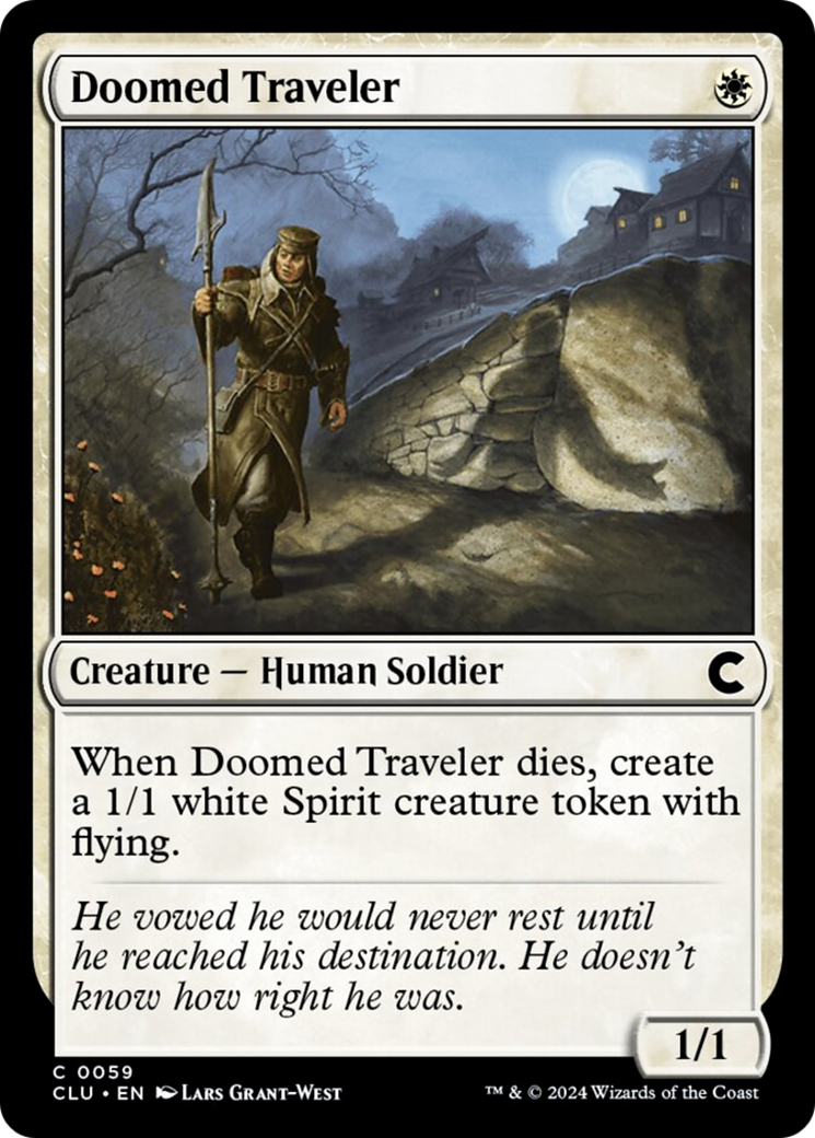 Doomed Traveler [Ravnica: Clue Edition] MTG Single Magic: The Gathering | Red Claw Gaming