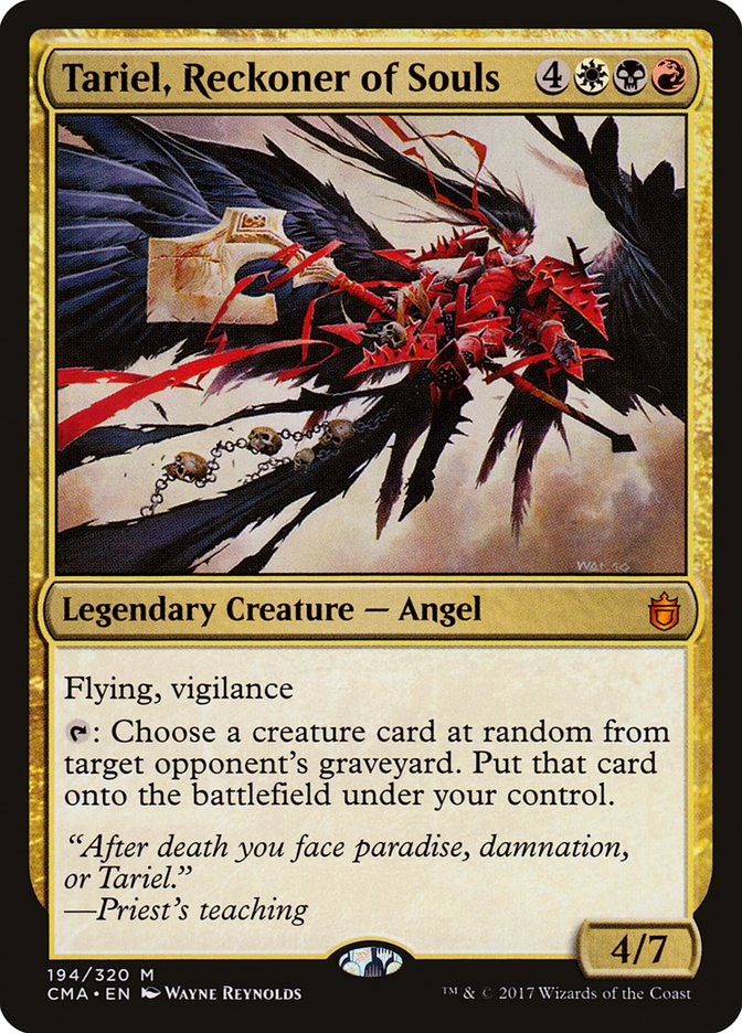 Tariel, Reckoner of Souls [Commander Anthology] MTG Single Magic: The Gathering | Red Claw Gaming