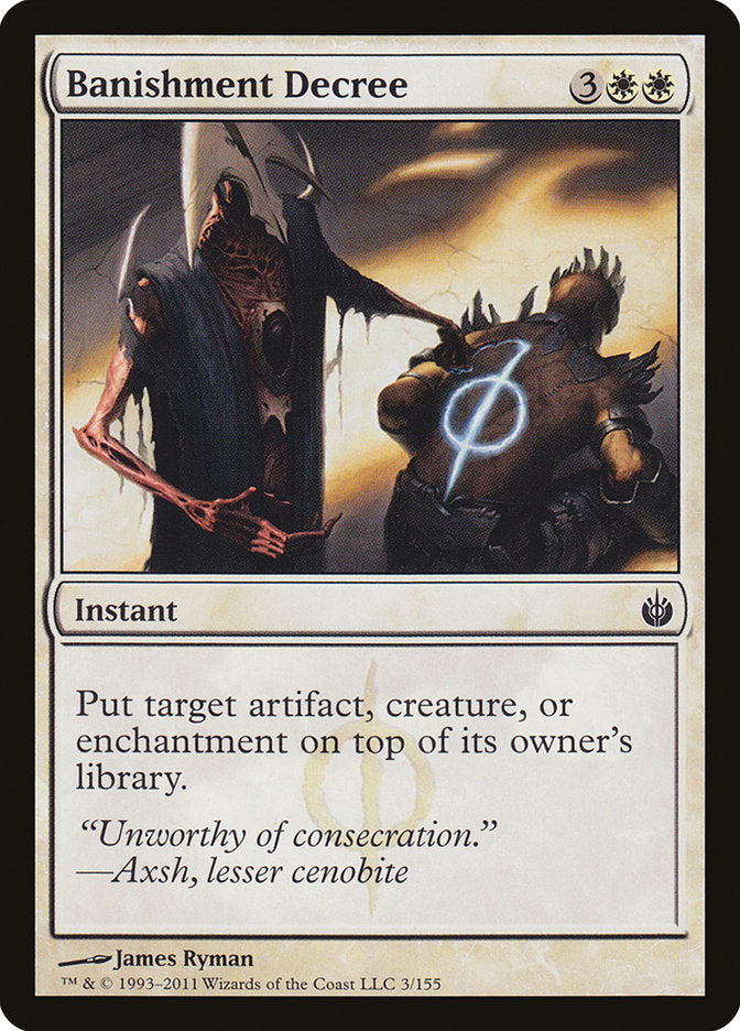 Banishment Decree [Mirrodin Besieged] MTG Single Magic: The Gathering | Red Claw Gaming