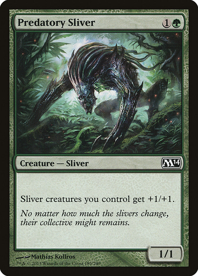 Predatory Sliver [Magic 2014] MTG Single Magic: The Gathering | Red Claw Gaming