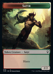 Satyr // Beast Double-Sided Token [Commander Legends: Battle for Baldur's Gate Tokens] MTG Single Magic: The Gathering | Red Claw Gaming