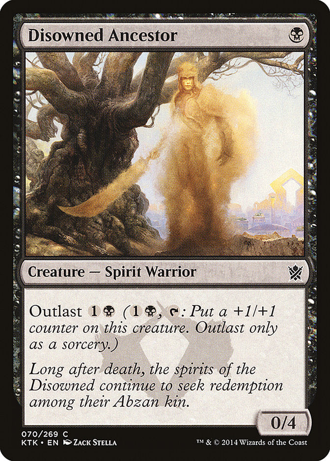 Disowned Ancestor [Khans of Tarkir] MTG Single Magic: The Gathering | Red Claw Gaming