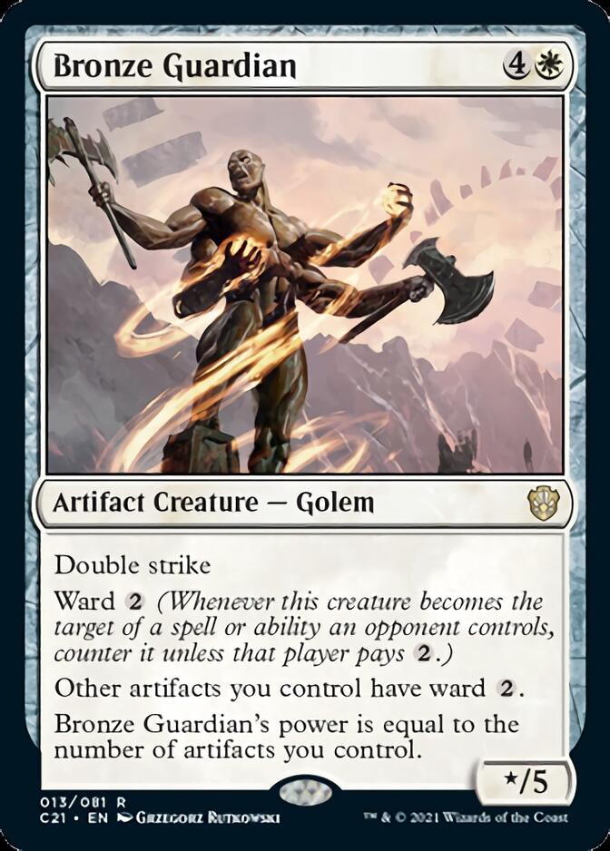 Bronze Guardian [Commander 2021] MTG Single Magic: The Gathering | Red Claw Gaming