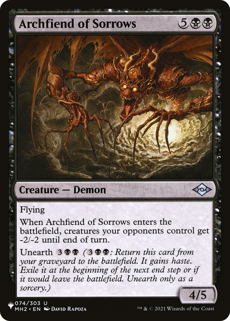 Archfiend of Sorrows [The List] MTG Single Magic: The Gathering | Red Claw Gaming