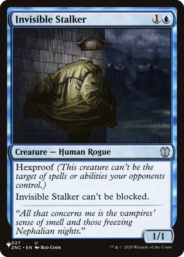Invisible Stalker (ZNC) [The List] MTG Single Magic: The Gathering | Red Claw Gaming