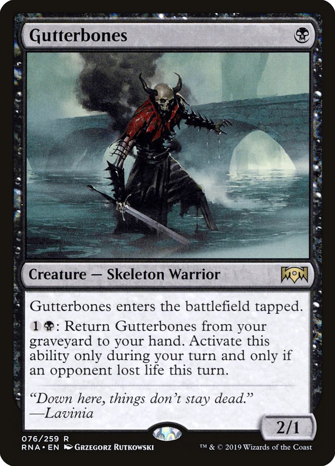 Gutterbones [Ravnica Allegiance] MTG Single Magic: The Gathering | Red Claw Gaming