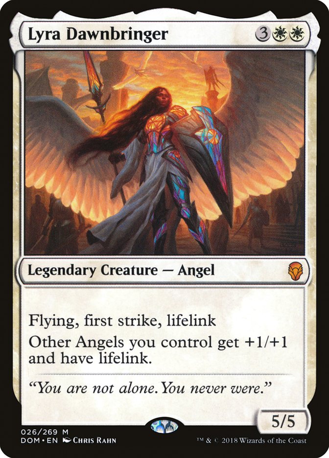 Lyra Dawnbringer [Dominaria] MTG Single Magic: The Gathering | Red Claw Gaming