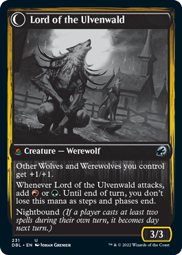 Kessig Naturalist // Lord of the Ulvenwald [Innistrad: Double Feature] MTG Single Magic: The Gathering | Red Claw Gaming