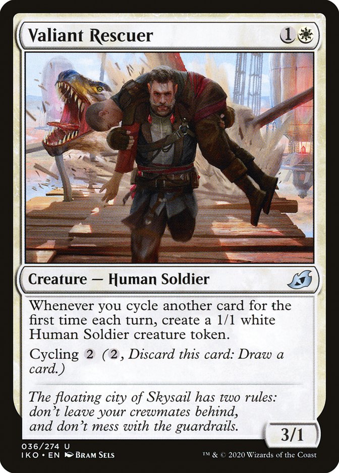Valiant Rescuer [Ikoria: Lair of Behemoths] MTG Single Magic: The Gathering | Red Claw Gaming