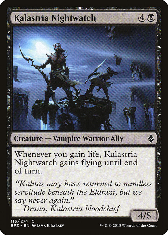 Kalastria Nightwatch [Battle for Zendikar] MTG Single Magic: The Gathering | Red Claw Gaming