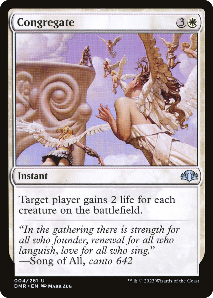 Congregate [Dominaria Remastered] MTG Single Magic: The Gathering | Red Claw Gaming