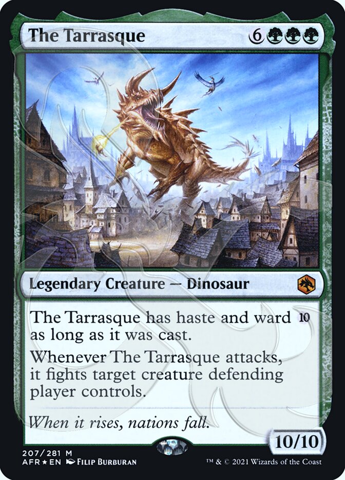 The Tarrasque (Ampersand Promo) [Dungeons & Dragons: Adventures in the Forgotten Realms Promos] MTG Single Magic: The Gathering | Red Claw Gaming