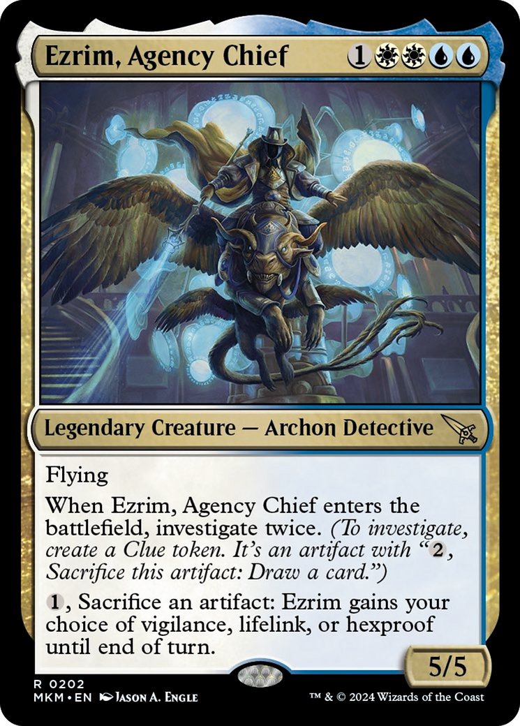 Ezrim, Agency Chief [Murders at Karlov Manor] MTG Single Magic: The Gathering    | Red Claw Gaming