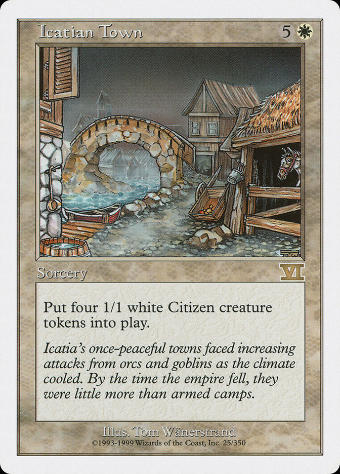 Icatian Town [Classic Sixth Edition] MTG Single Magic: The Gathering | Red Claw Gaming