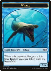 Whale // Zombie (011/036) Double-Sided Token [Commander 2014 Tokens] MTG Single Magic: The Gathering | Red Claw Gaming