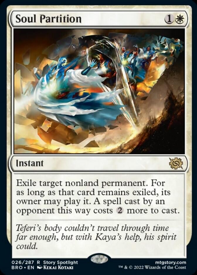 Soul Partition [The Brothers' War] MTG Single Magic: The Gathering | Red Claw Gaming