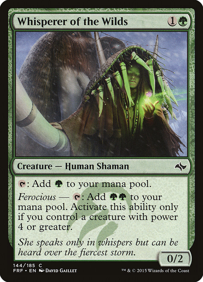 Whisperer of the Wilds [Fate Reforged] MTG Single Magic: The Gathering | Red Claw Gaming