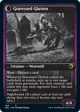 Graveyard Trespasser // Graveyard Glutton [Innistrad: Double Feature] MTG Single Magic: The Gathering | Red Claw Gaming