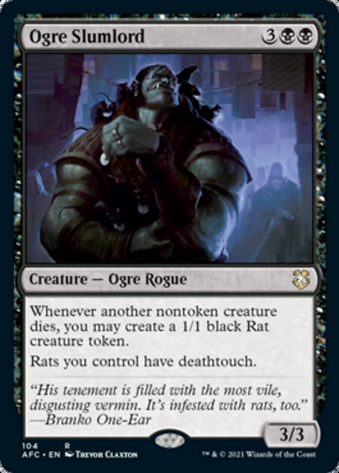 Ogre Slumlord [Dungeons & Dragons: Adventures in the Forgotten Realms Commander] MTG Single Magic: The Gathering | Red Claw Gaming