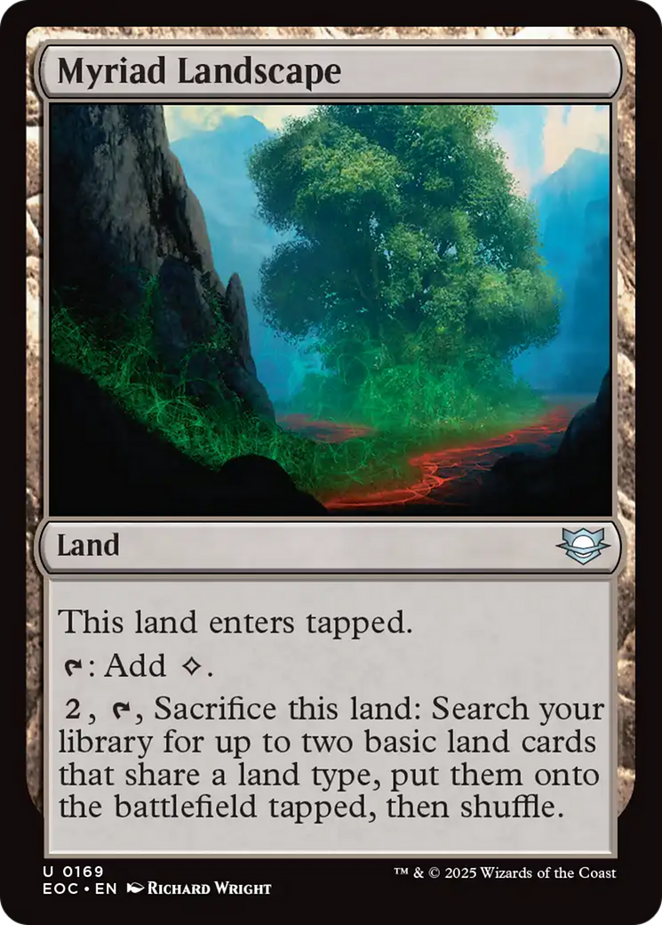 Myriad Landscape [Edge of Eternities Commander] MTG Single Magic: The Gathering | Red Claw Gaming