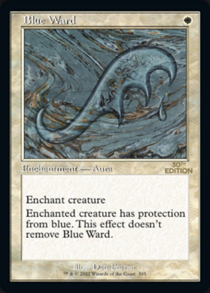 Blue Ward (Retro) [30th Anniversary Edition] MTG Single Magic: The Gathering | Red Claw Gaming