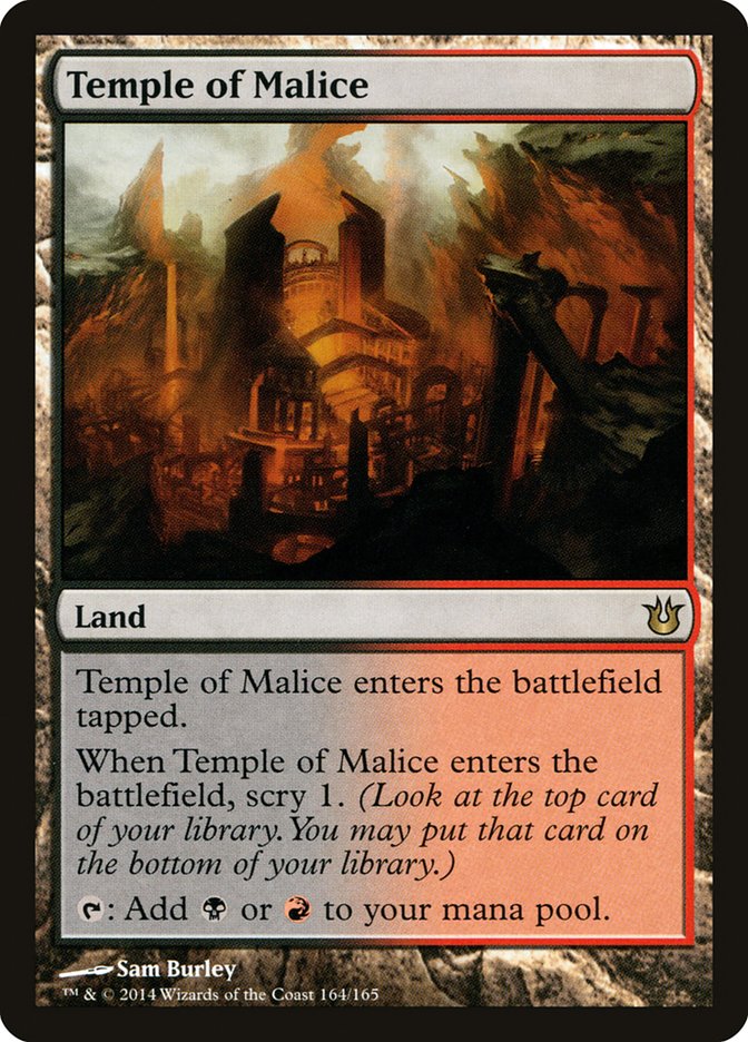 Temple of Malice [Born of the Gods] MTG Single Magic: The Gathering | Red Claw Gaming