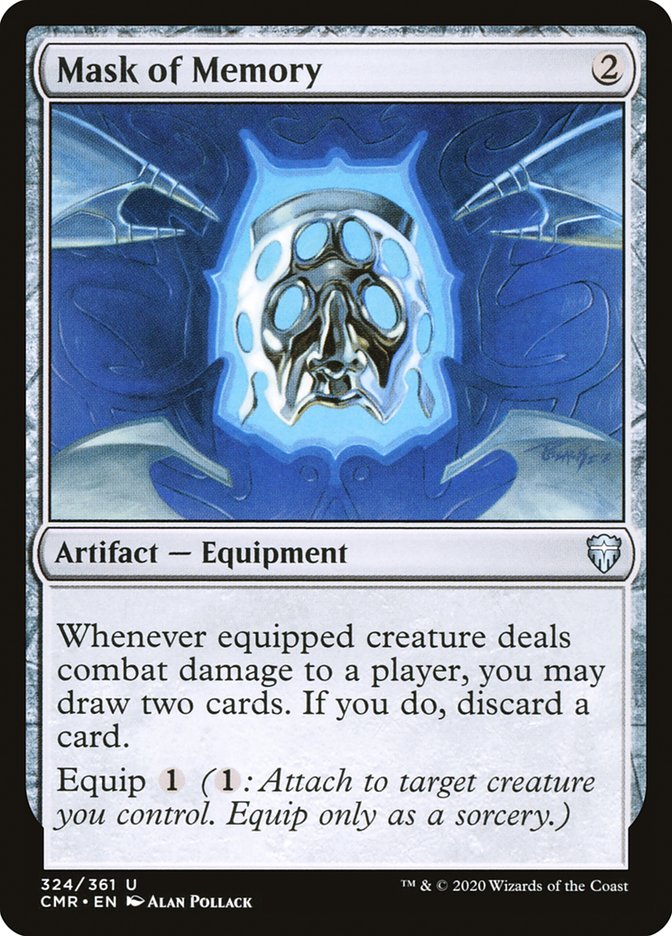 Mask of Memory [Commander Legends] MTG Single Magic: The Gathering | Red Claw Gaming