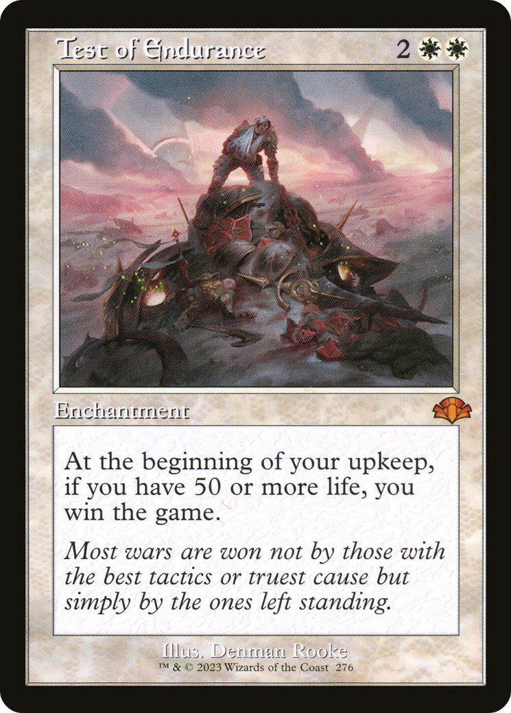 Test of Endurance (Retro) [Dominaria Remastered] MTG Single Magic: The Gathering | Red Claw Gaming
