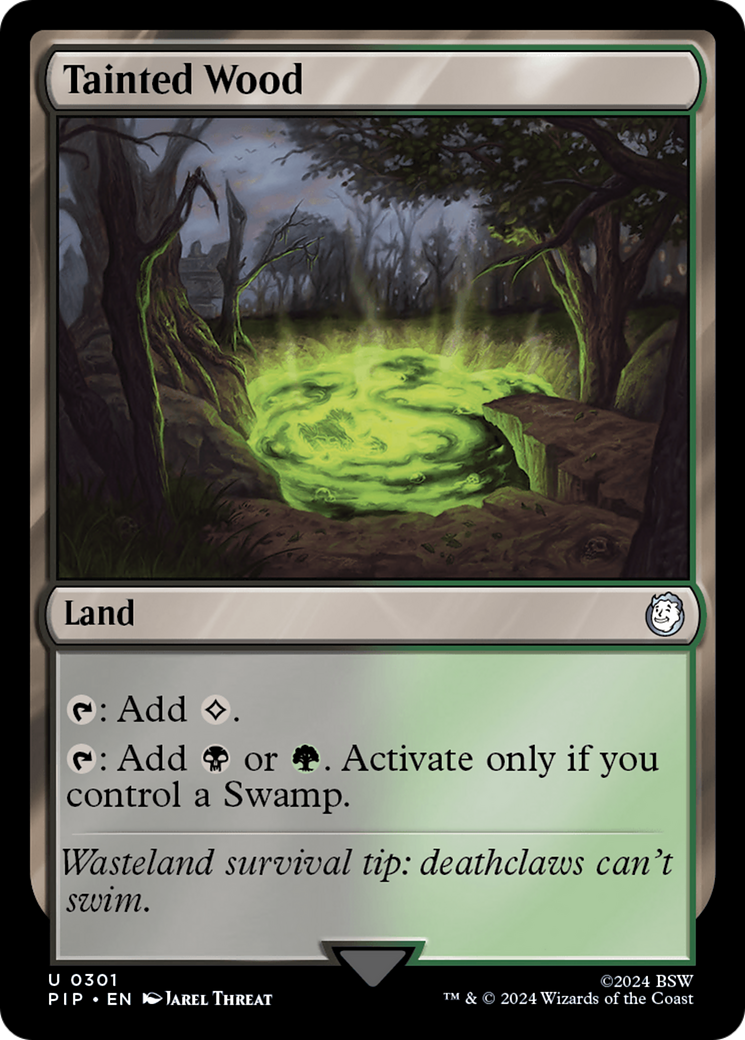 Tainted Wood [Fallout] MTG Single Magic: The Gathering | Red Claw Gaming