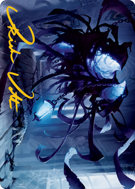 Spectral Adversary Art Card (Gold-Stamped Signature) [Innistrad: Midnight Hunt Art Series] MTG Single Magic: The Gathering | Red Claw Gaming