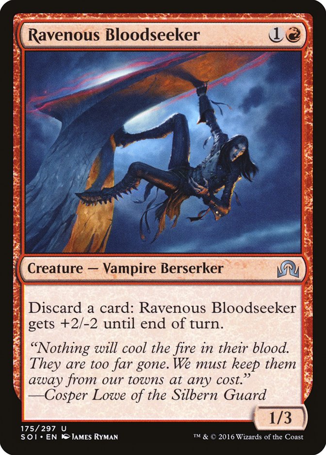 Ravenous Bloodseeker [Shadows over Innistrad] MTG Single Magic: The Gathering | Red Claw Gaming